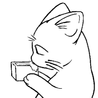 さみしい酒にゃんこ