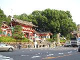 八坂神社、四条通より