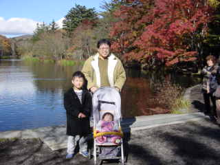 軽井沢・雲場池の紅葉