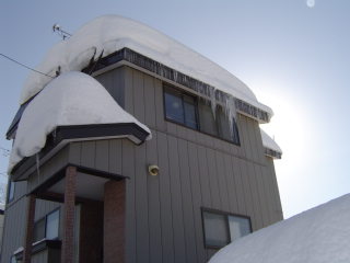 屋根の雪
