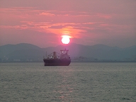 瀬戸内の夕日