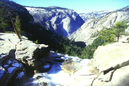 top of Nevada fall