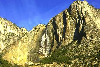 Yosemite upper fall  (Iced)