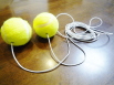 テニスボール付きゴムロープ