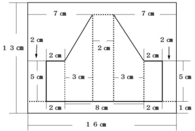 シートの寸法図