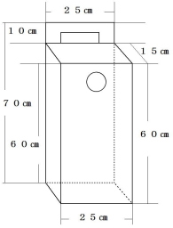 抱っこカホンの寸法図