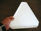 厚画用紙で作る三角のパーツ