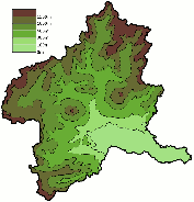 高低差のわかる地図