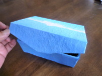 絞り染めの和紙で作る箱