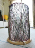 アルミの針金のランプシェード