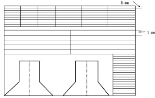 工作用紙の型作り