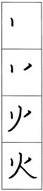 漢字の書き順データ