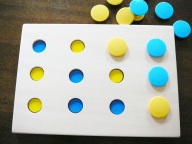 磁石式の色弁別ボード