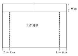 衝立の寸法図