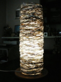 紙紐で作るランプシェード