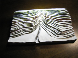 紙の造形：扇状地