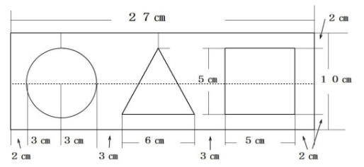 弁別盤の寸法図