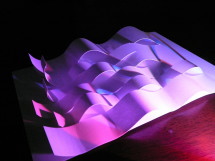 画用紙の造形光