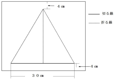 兜の寸法図