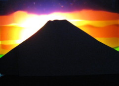 色彩：富士の夕焼け