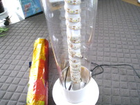 心棒に巻いたＬＥＤライト