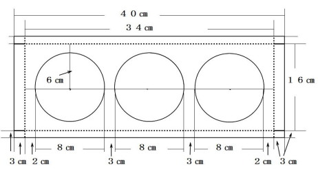 信号機の寸法図