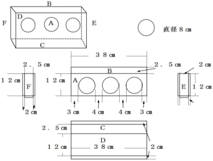 信号機の寸法図