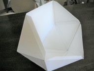 厚画用紙で作ったドーム変型型の形