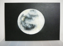 月を描く：満月