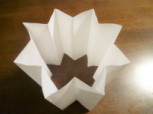 和紙で八角形