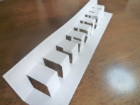 紙の造形の簡単版