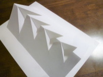 画用紙の造形