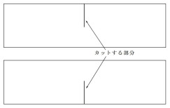 画用紙の切り方