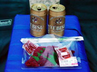 馬刺とビール