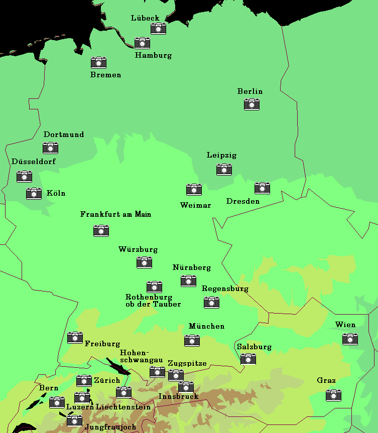 街角カメラの地図