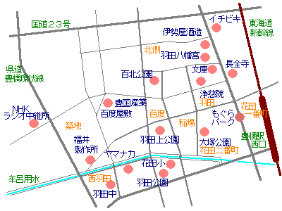 hanada-map.gif^ԓcZ̒n}