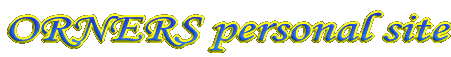 ORNERS personal site 