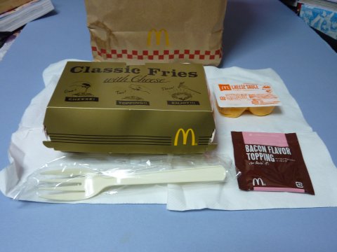 クラシックフライ チーズ包装と付属品