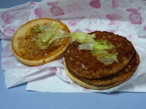 マックポークダブル中身