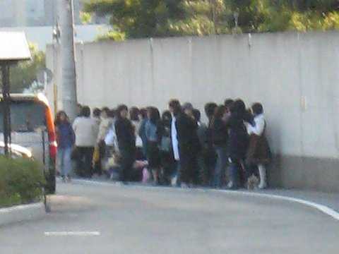 到着時の行列
