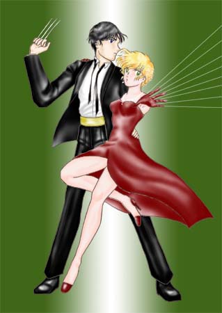 「Rowdy Lady」act3「天使の歌声は聞こえない」イメージイラスト