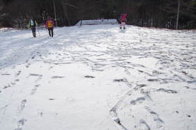 雪の葛城山