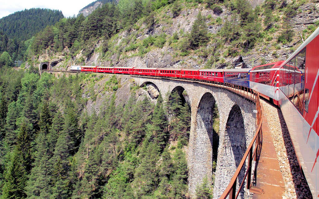 氷河特急ランドバッサー橋