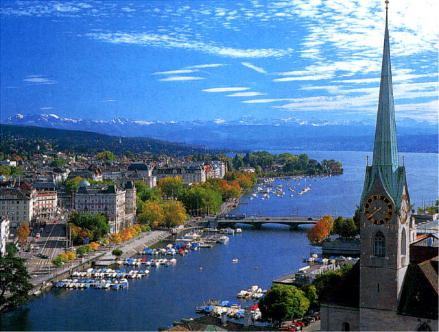 سويسرا الجمال السآحر بكل الألوآن --> Zurich