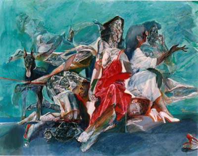 再再値下げ。着払い、乙丸哲延先生の油彩画。 乙丸哲延初期作品