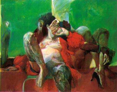 再再値下げ。着払い、乙丸哲延先生の油彩画。 乙丸哲延初期作品