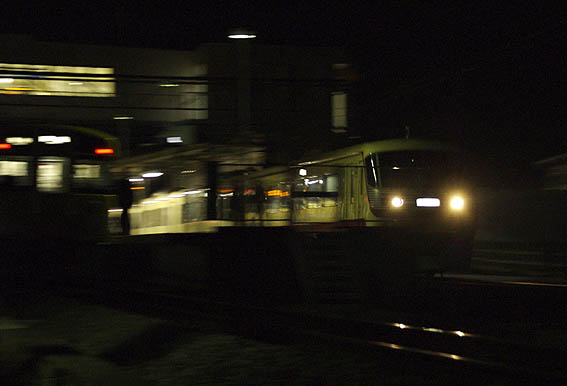 行先板 サボ 西武鉄道 急行西武新宿～拝島、多摩湖-