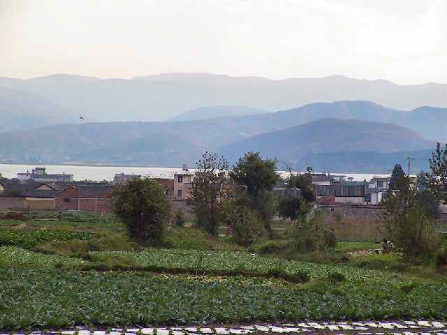 少数民族白族の村