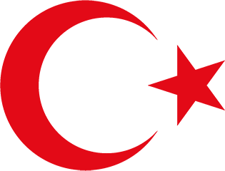トルコの国旗 世界の国旗
