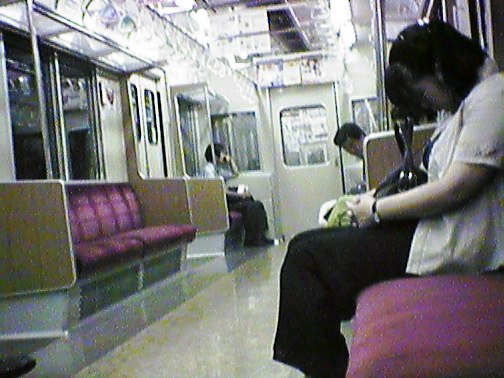 地下鉄の中